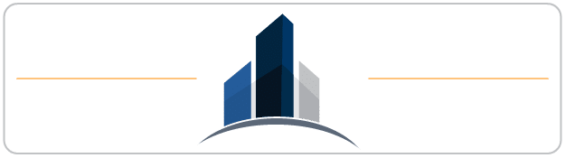 abstract buildings with grey border