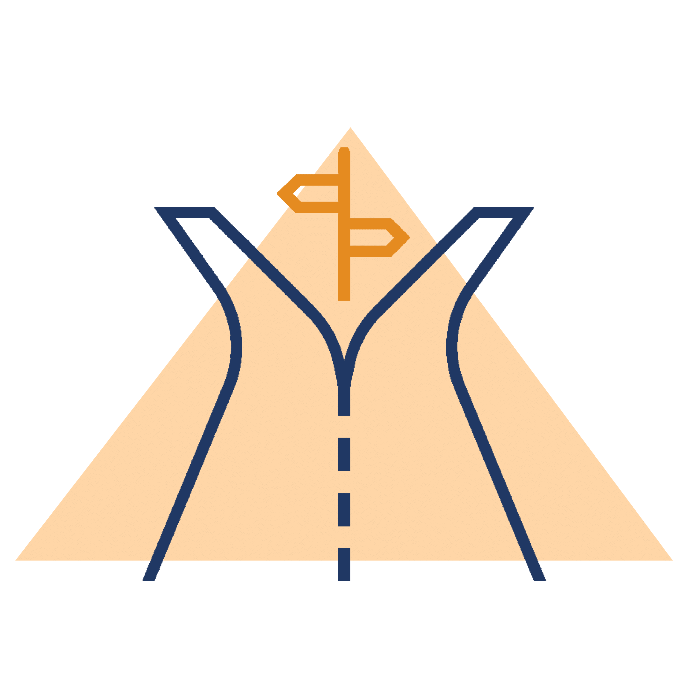 split road