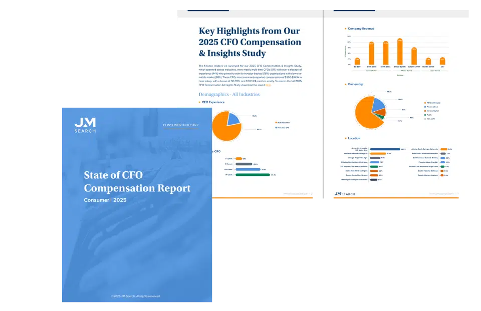 2025 State of CFO Compensation in the Consumer Industry Study Image