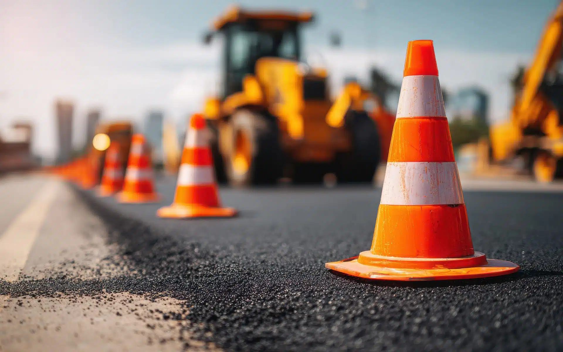 cones and roadwork